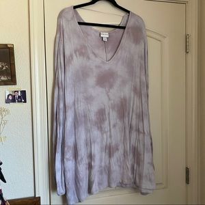 EVERYTHING MUST GO ✨ ASOS CURVE - Tie Dye Long Sleeve Shirt